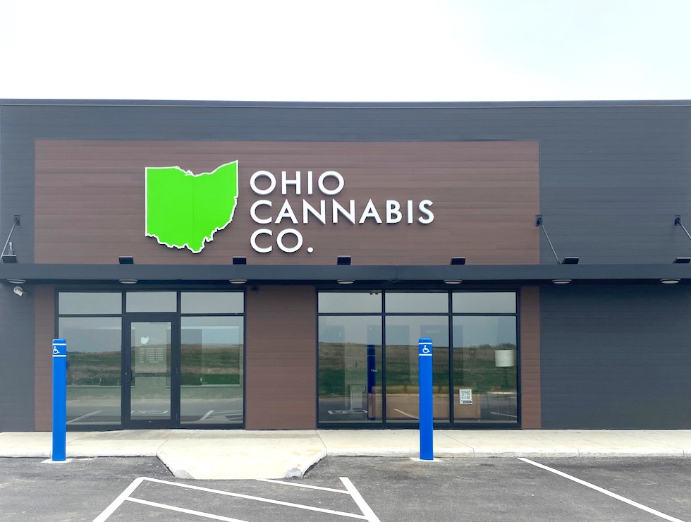 Ohio Cannabis Company storefront.